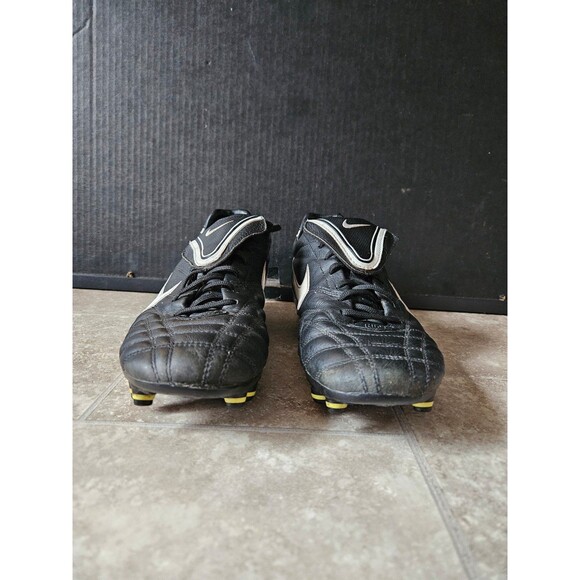 Nike Tiempo legend III 3 FG soccer Cleats boots black white gold 11 368180-017